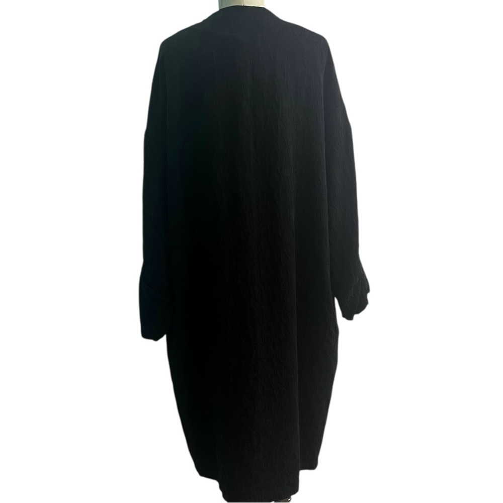 NWT- Women’s Black Crane Jacquard Cocoon Jacket - Picture 5 of 7